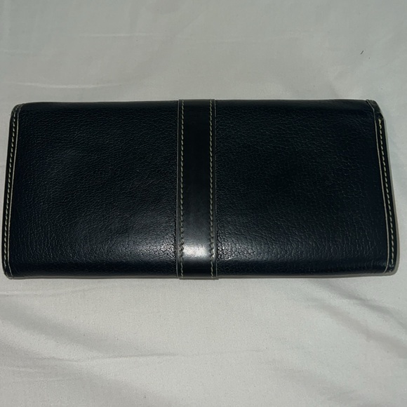 Authentic Louis Vuitton Suhali Le Favori Wallet Blackk Leather Gold Snap Large - Picture 8 of 16